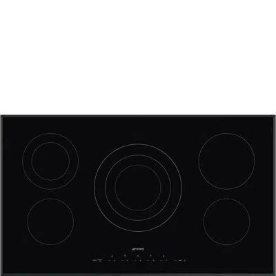 Smeg 36" Electronic -  Ceramic Cooktop In Black