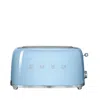 Smeg 4 Slice Toaster In Pastel Blue
