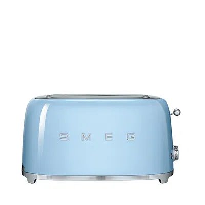 Smeg 4 Slice Toaster In Pastel Blue