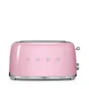 Smeg 4 Slice Toaster In Pink