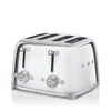 Smeg Retro 4 Slot Toaster In Silver