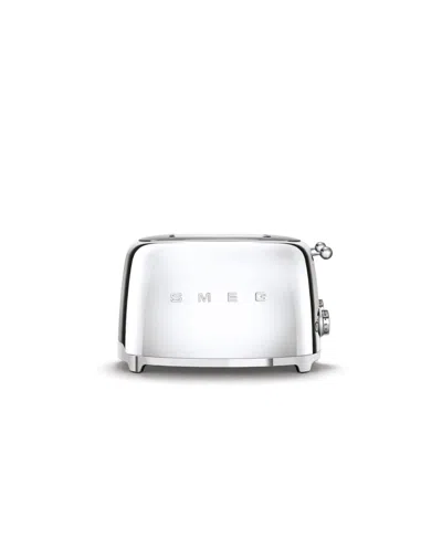 Smeg 4x4 Slice Toaster In Silver