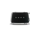 Smeg 4x4 Slot Toaster Tsf03 In Black