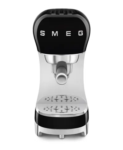Smeg 50's Retro Style 15-bar 1-liter Thermoblock Espresso Coffee Machine In Black