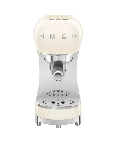 Smeg 50's Retro Style 15-bar 1-liter Thermoblock Espresso Coffee Machine In White
