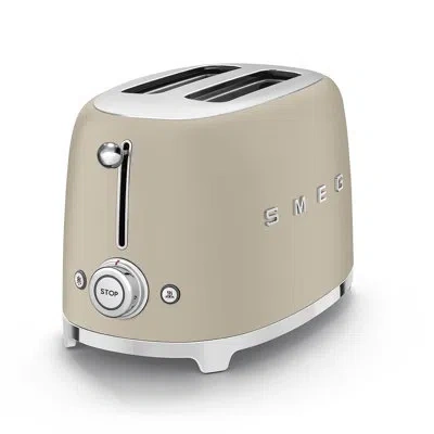Smeg 50's Retro Style 2 Slice Toaster In Beige