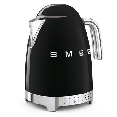 Smeg 50's Retro Style 7-cup Variable Temperature Electric Kettle In Black