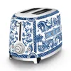 Smeg Dolce & Gabbana 50's Retro Style Aesthetic Blu Mediterraneo 2 Slice Toaster In Blue