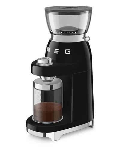 Smeg 50's Retro Style Coffee And Espresso Grinder In Black