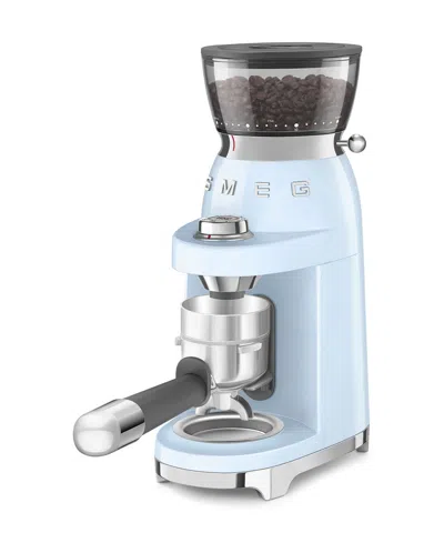 Smeg 50's Retro Style Coffee And Espresso Grinder In Blue