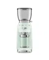Smeg Green Retro-style Coffee Grinder In Pastel Green
