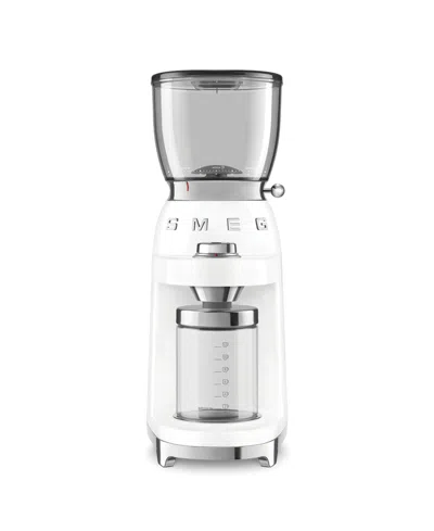 Smeg 50's Retro Style Coffee Grinder In White