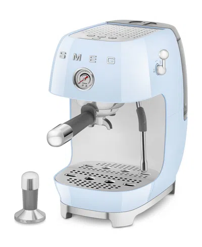 Smeg 50's Retro Style Espresso And Cold Brew Coffee Machine In Blue