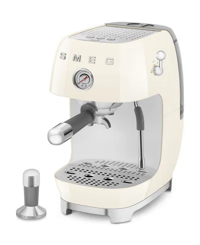 Smeg 50's Retro Style Espresso And Cold Brew Coffee Machine In Sand