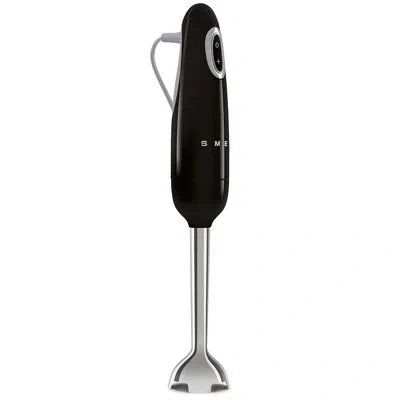 Smeg 50's Retro Style Handheld Immersion Blender In Black Glossy