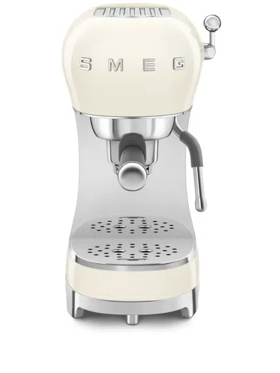 Smeg 50's Style Espresso Coffee Machine In Neutrals
