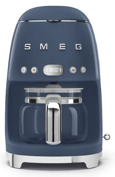 Smeg '50s Retro Style 10-cup Drip Coffeemaker In Blue
