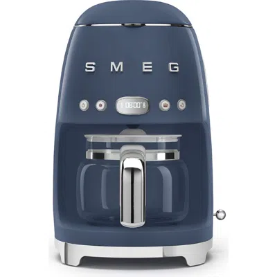 Smeg '50s Retro Style 10-cup Drip Coffeemaker In Navy