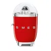 Smeg 50s Retro Style Aesthetic Citrus Juicer In Red