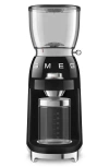 Smeg Retro Coffee Grinder In Black