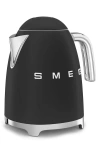 Smeg '50s Retro Style Electric Kettle In Matte Black