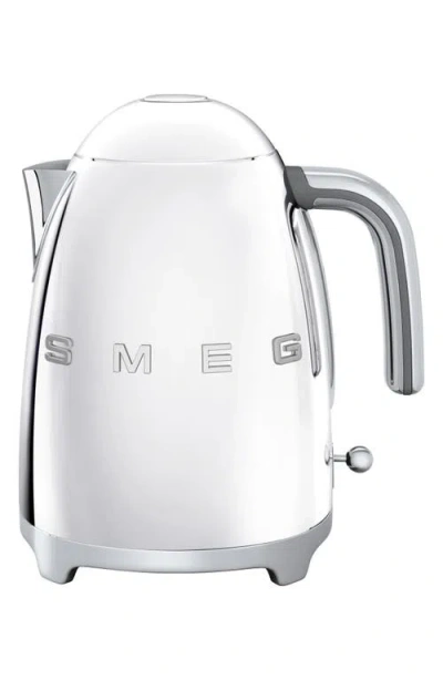 Smeg '50s Retro Style Electric Kettle In Silver