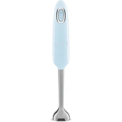Smeg '50s Retro Style Hand Blender In Pastel Blue