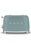 Smeg 50s Retro Style Two-slice Toaster In Blue