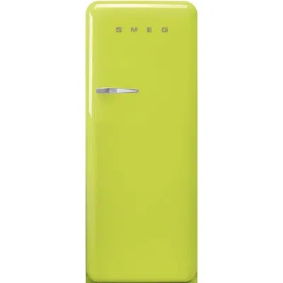 Smeg 50s Style 24'' Top Freezer 9.92 Cu. Ft. Refrigerator In Lime Green