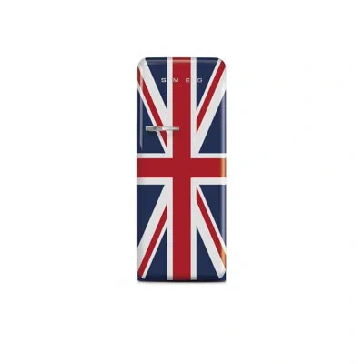 Smeg 50s Style 24'' Top Freezer Energy Star 9.92 Cu. Ft. Refrigerator In Union Jack