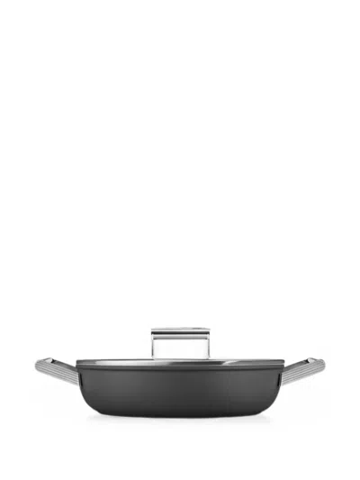Smeg Anni 50 Low Non-stick Frying Pan In Black