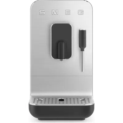 Smeg Automatic Coffee And Espresso Machine With Steam Wand In Metallic