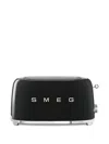 Smeg 스탑 버튼 플리세 투토스터 In Black