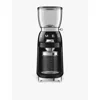 Smeg Black Cgf11 Stainless-steel Coffee Grinder