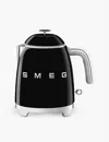 Smeg Black Klf05 Logo-plaque Mini Stainless-steel Kettle 800ml