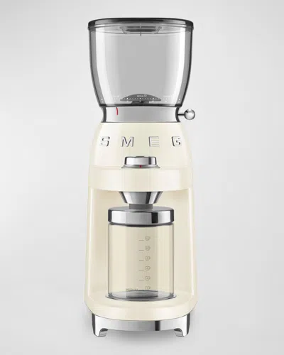 Smeg Cgf11 Coffee Grinder In Cream
