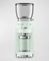 Smeg Green Retro-style Coffee Grinder In Pastel Green