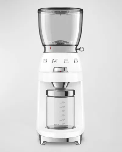 Smeg Cgf11 Coffee Grinder In White