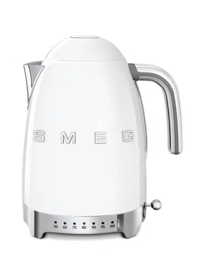 Smeg Chrome-handle Kettle In White