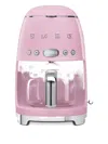 Smeg 50s Retro Style Drip Filter Coffee Machine In Pink In Pink