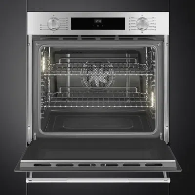 Smeg Classic 30" Convection Oven - Replaces Sou3300tx Eta July/august Spr Knobs In Stainless Steel