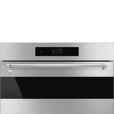 Smeg Classic 30" Speed Oven Eta August Spr Knobs In Stainless Steel