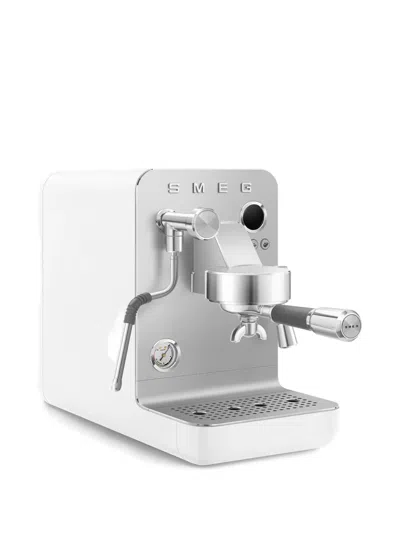 Smeg Compact Portafilter Coffe Machine (36cm X 22cm) In Silver