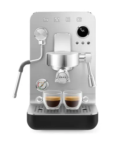 Smeg Contemporary Aesthetic Espresso Machine In Black