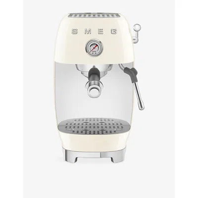 Smeg Espresso Machine Cream In White