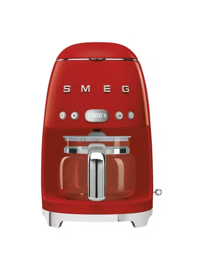 Smeg Dcf02 Drip Filter Coffee Machine In Red