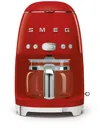 Smeg Retro Drip Coffee Machine In Red