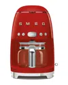 Smeg Retro Drip Filter Coffee Machine In Red