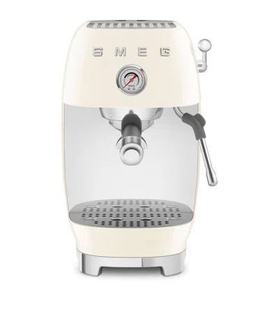 Smeg Espresso And Cold Brew Coffee Machine In White