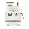 Smeg Cream Egf03whuk Espresso Coffee Machine And Grinder In Beige